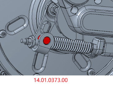 Perforated cylindrical, part 14.01.0373.00