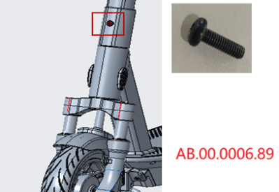 Screw M6*20 SNB1001