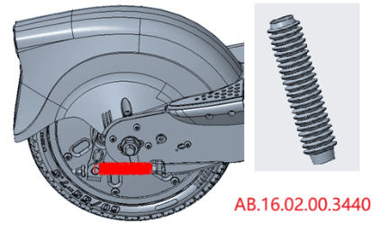 Anti-dust cover, part AB.16.02.00.3440