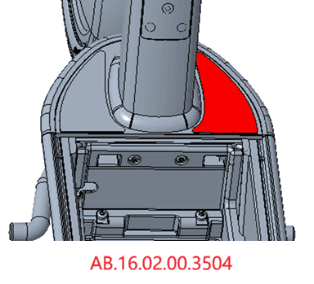 Front footpad-right