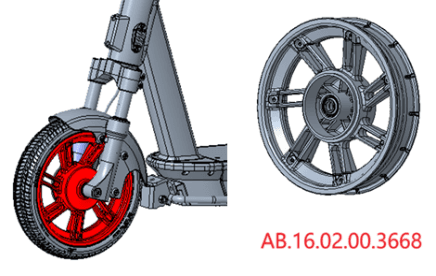 Front hub