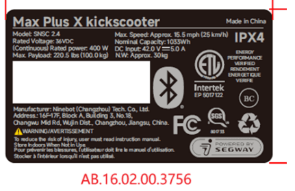 Nameplate label