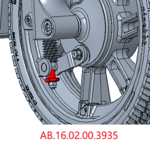 Adjust nut-M5