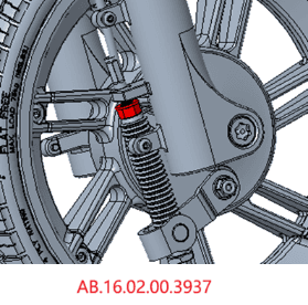 Hexagonal flange nut M7