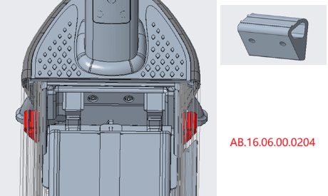 Frame side reinforcing block