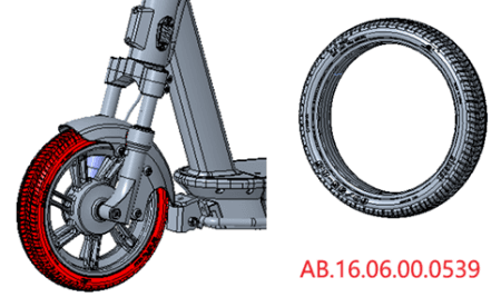 Front tire-all season(Vehicle Formula)
