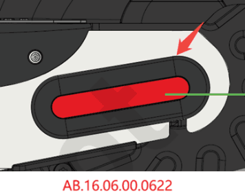 Rear fork decorative cover-black