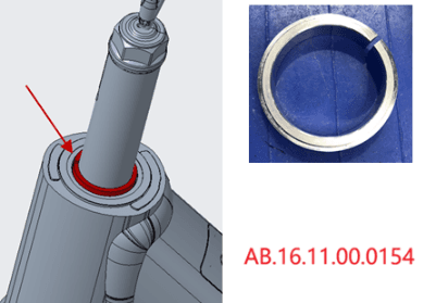 Ringent fastening ring
