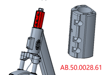 Vertical tube adaptor