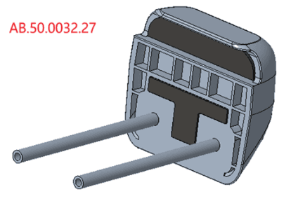 Mobile phone clamp block